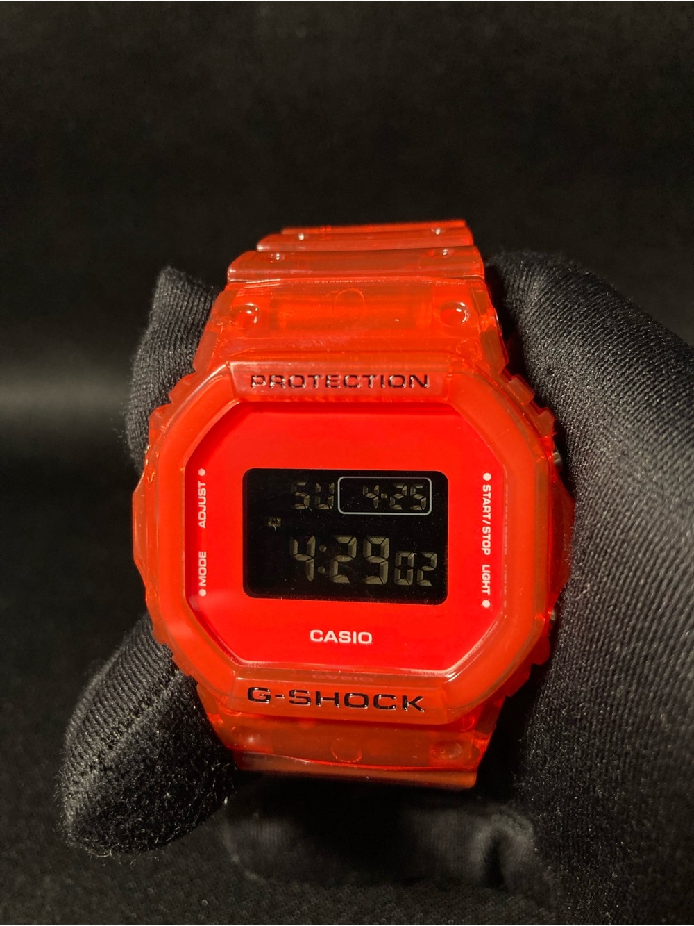 Custom G Shock Digital Red model DW5600